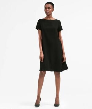MM. LaFleur Women’s Black The Georgia Mini Dress Swing Gothic Size +1 XL